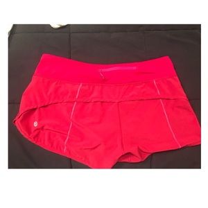 Lululemon Maroon Shorts